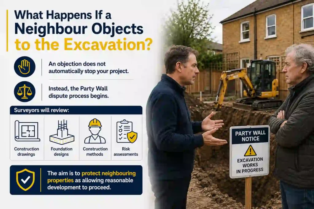 The Complete Guide to Section 6 Excavation Notices 3 What Happens If a Neighbour Objects to the Excavation St-Albans